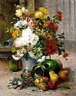 Fleurs Canvas Paintings - Grand Bouquet de Fleurs